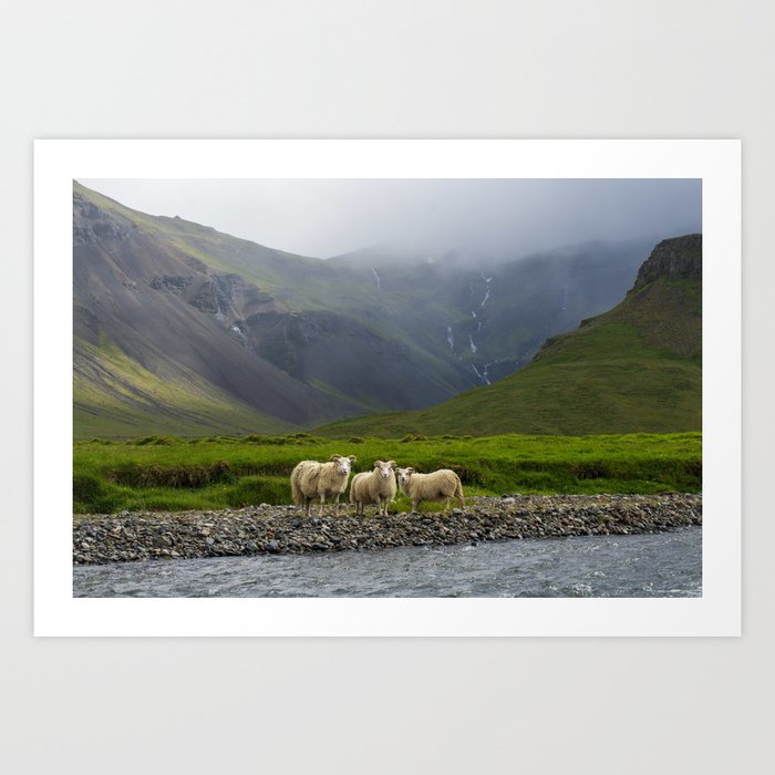 Green Pastures and Still Waters Art Print