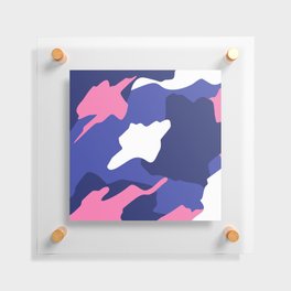 colorful camouflage Floating Acrylic Print