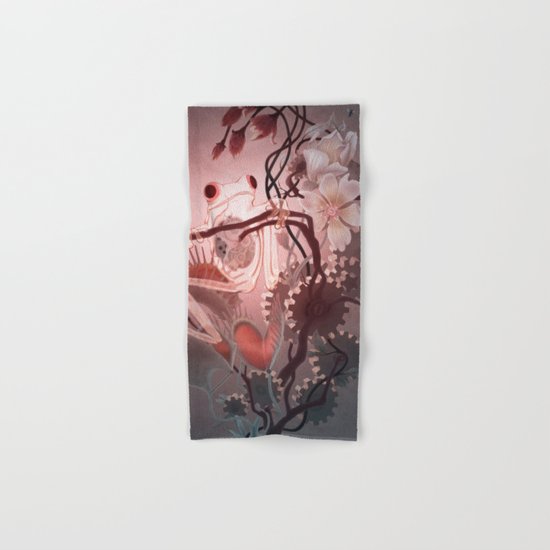 Clockwork Frog Hand & Bath Towel