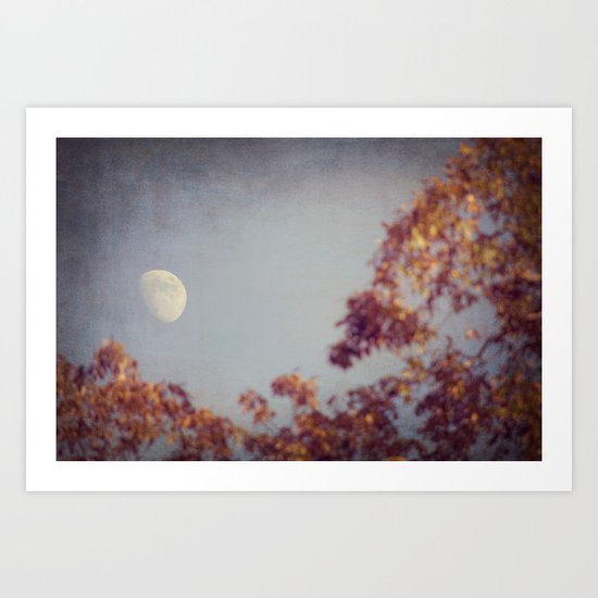 October Moon Art Print