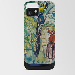 Edvard Munch - Woman Picking Fruit (Kvinner høster frukt) iPhone Card Case