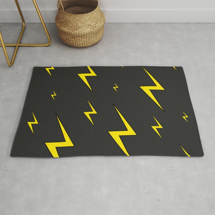 Lightning Bolt Pattern Rug