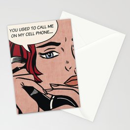 Hotline Bling Pop Art: You Used To Call Me Stationery Cards