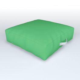 ZOMBIE GREEN pastel solid color Outdoor Floor Cushion | Flat, Green, Trendy, Kelly, Zombie, One, Pattern, Colour, Simple, Pure 