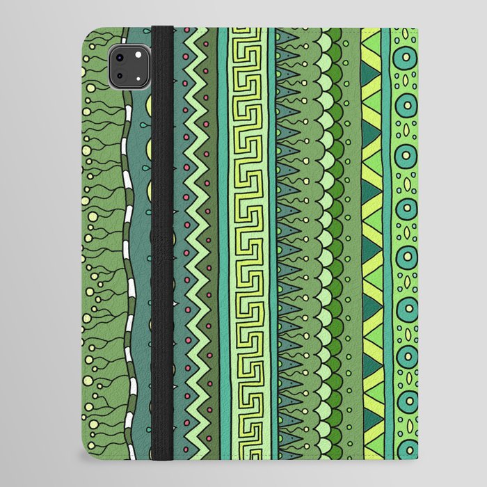 Yzor pattern 009 green-blue summer iPad Folio Case