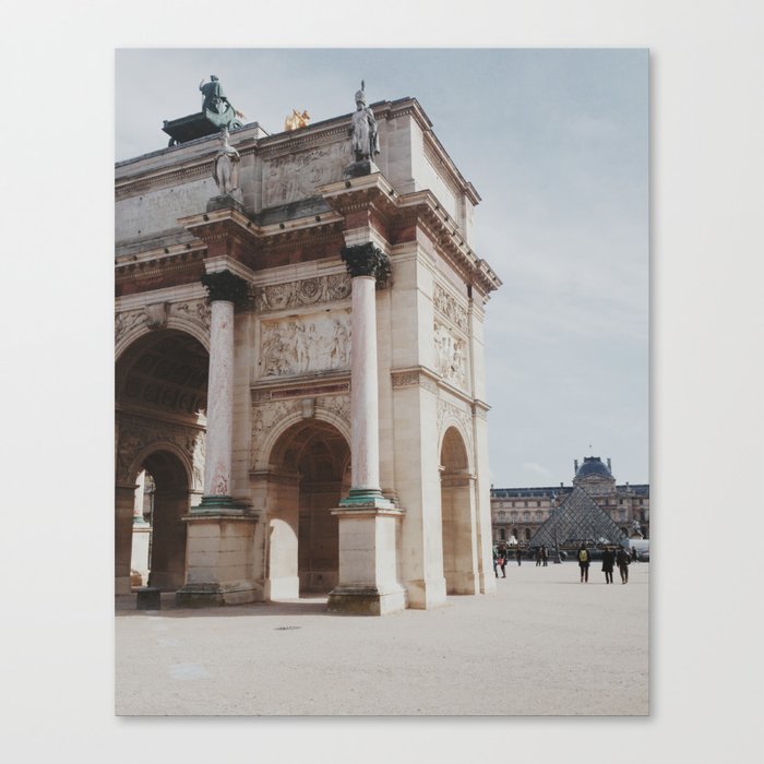 Arc de Triomphe du Carrousel Canvas Print