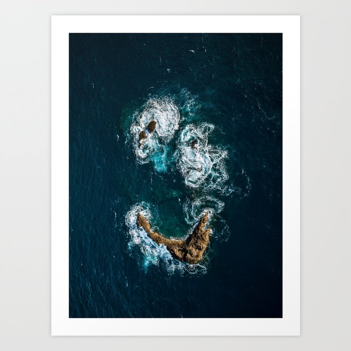 Sea Smile - Ocean Photography Art Print