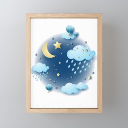 Rainy Night Framed Mini Art Print