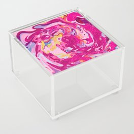Abstract Marble Painting Acrylic Box