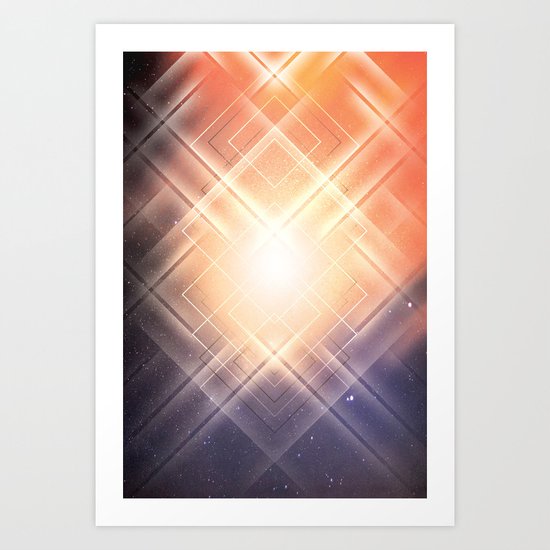 Space Lights Art Print