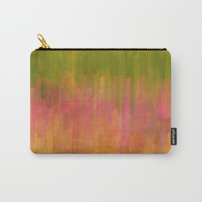 Purple Loosestrife Meadow in Evening Light Abstract Carry-All Pouch
