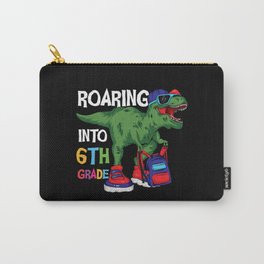 Roaring Into 6th Grade Student Dinosaur Carry-All Pouch