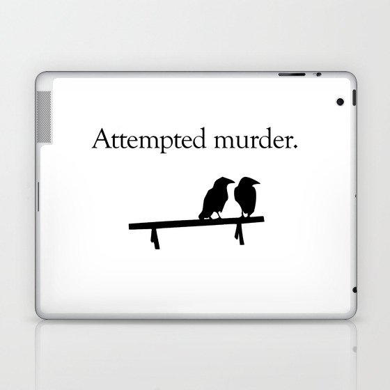 Attempted Murder Laptop & iPad Skin