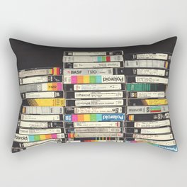 VHS Stack Rectangular Pillow