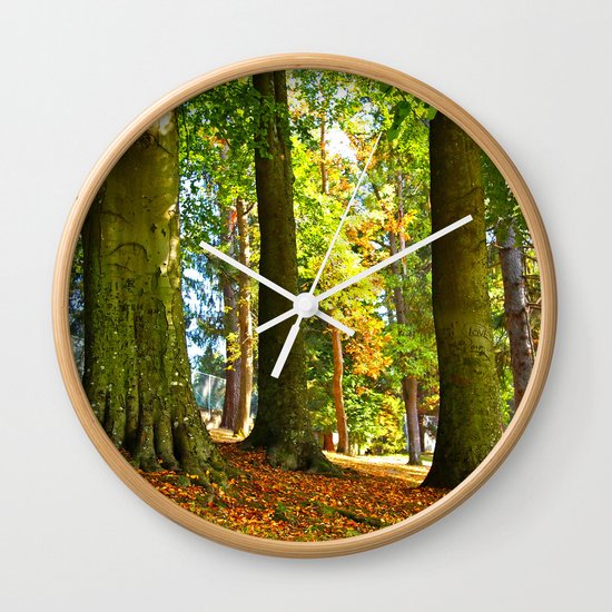 Autumn beauty Wall Clock