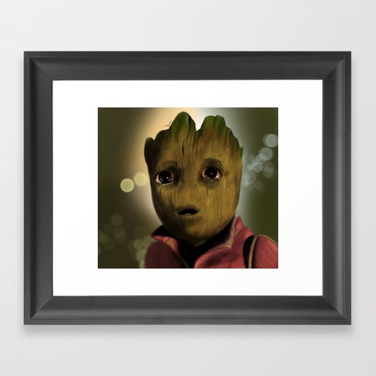 Tree baby Framed Art Print