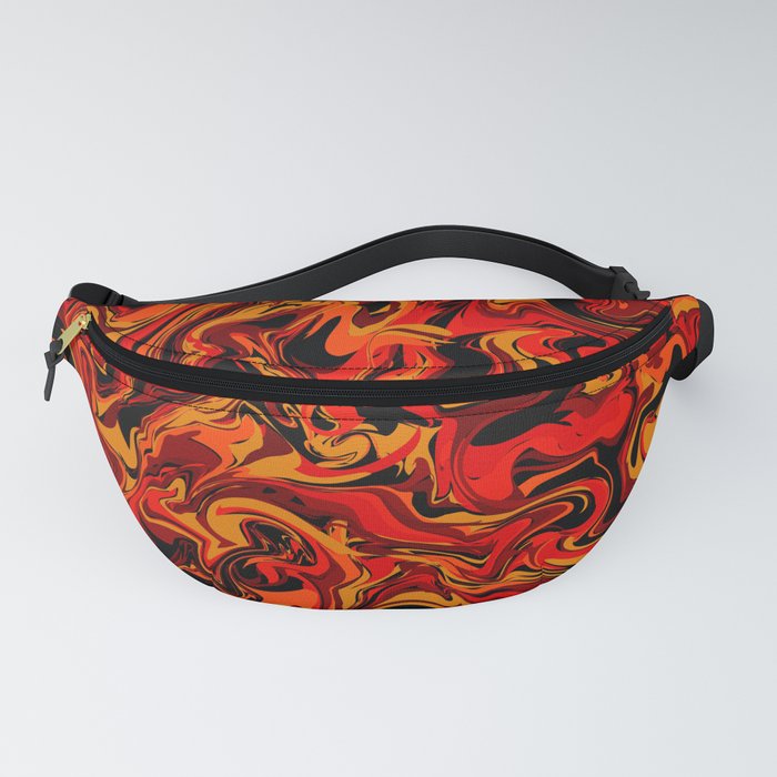 Fire Marble Fanny Pack