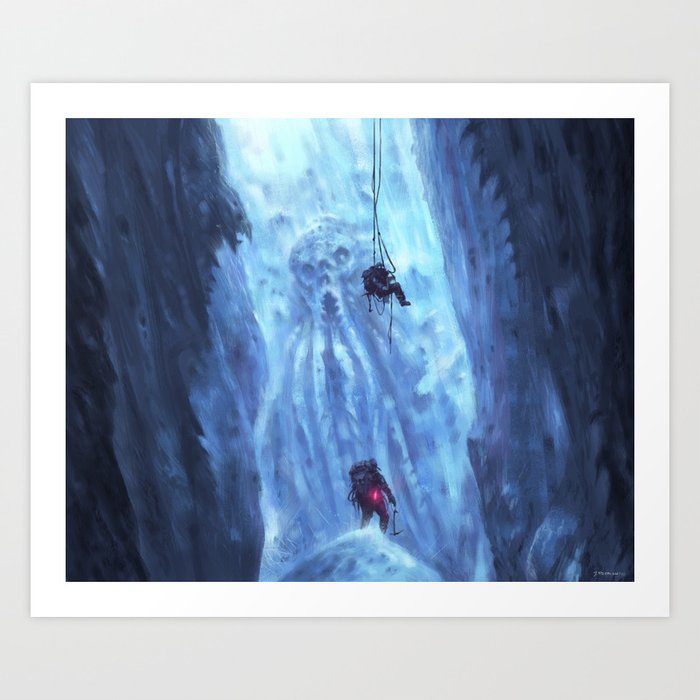 Ice Cave Art Print