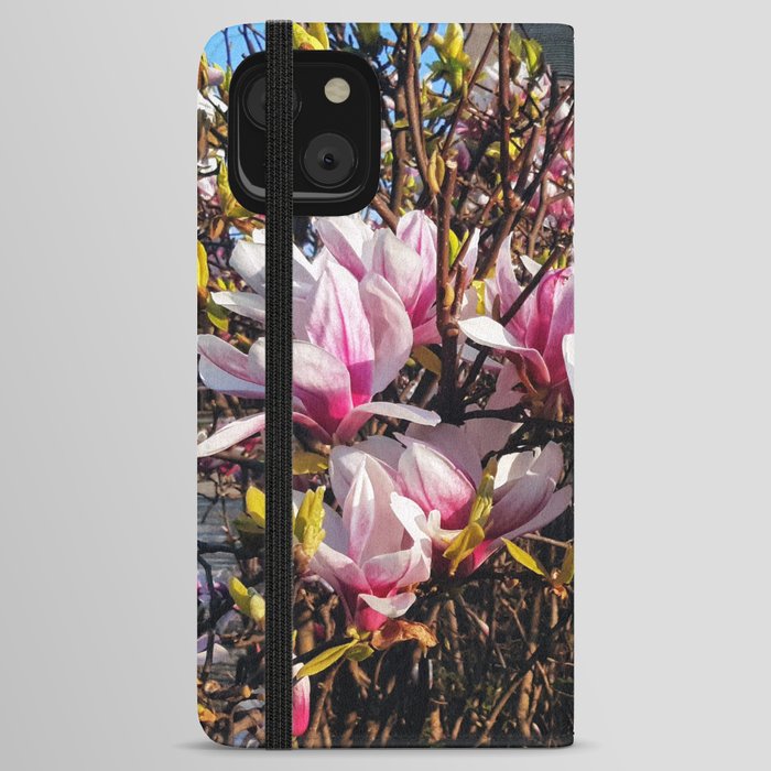 Flower blooming pink iPhone Wallet Case