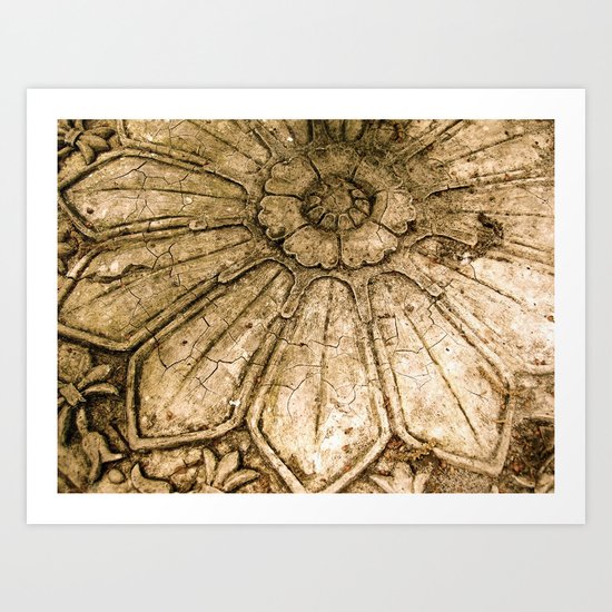 Stoned Garden Relic Art Print