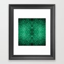Beautiful Emerald Green Glitter Sparkles Duvet Cover By