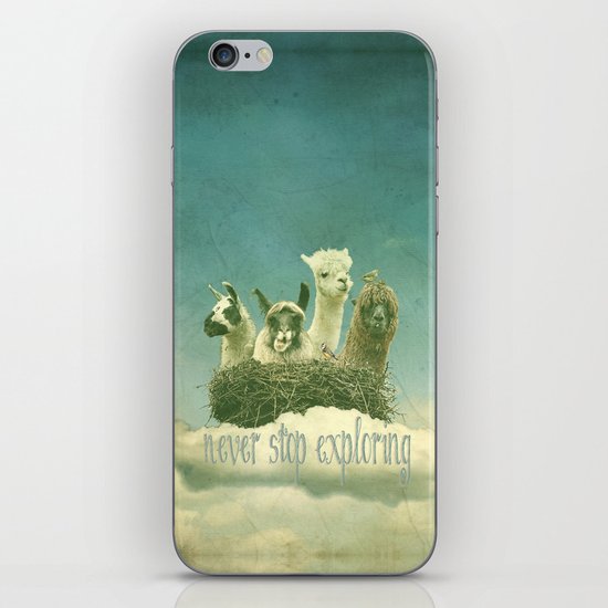 Never Stop Exploring iPhone & iPod Skin