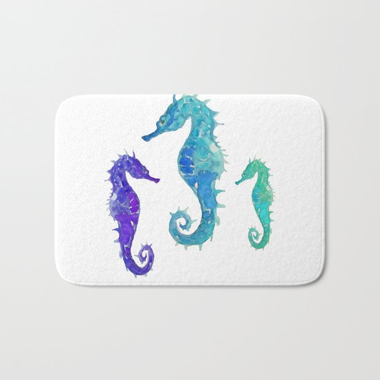Seahorses Bath Mat