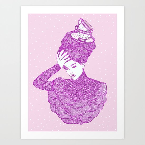 Tea Time Art Print