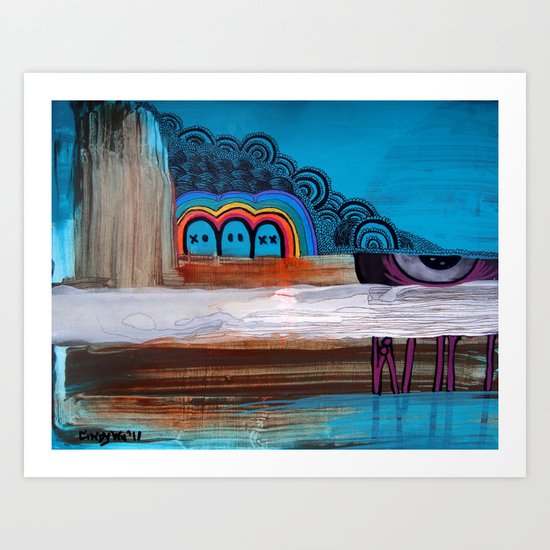 Curious Creatures Art Print