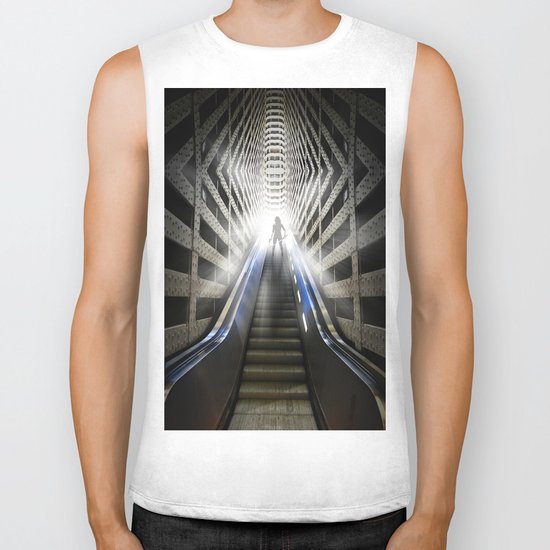 Move into the light Biker Tank