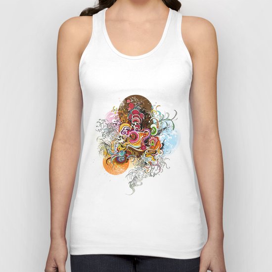 Peacock Unisex Tank Top