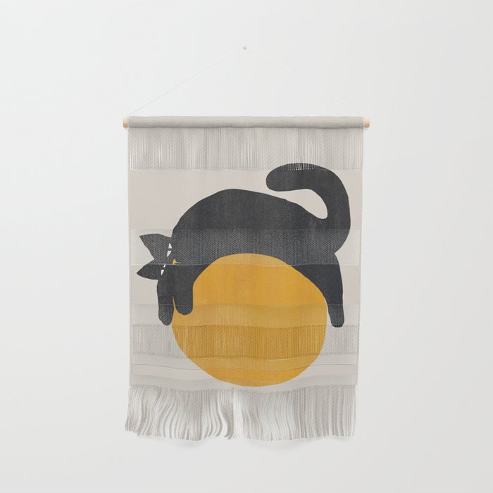 Cat with ball Wall Hanging