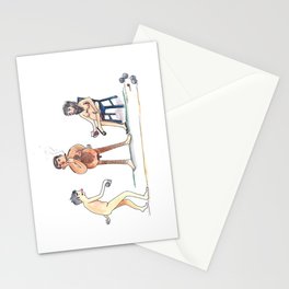 Bocce balls Stationery Cards