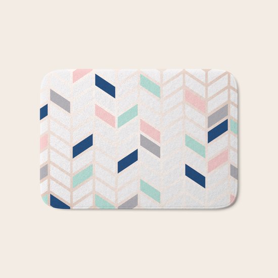 Herringbone Bath Mat