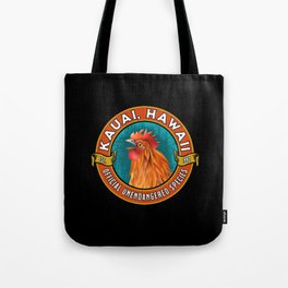 Kauai Chicken Official Unendangered Species Souvenir Tote Bag