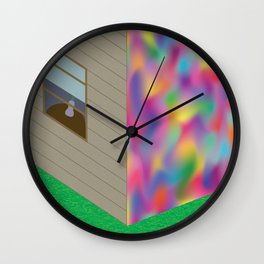 Pulp Babies Wall Clock | Grass, Music, Drawing, Digital, Surrealism, Britpop, Ambonomo, Colorful, Ambart, Jarviscocker 