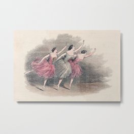 The Three Ballerinas Metal Print