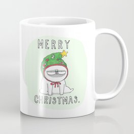 Grumpy Christmas puggy Coffee Mug