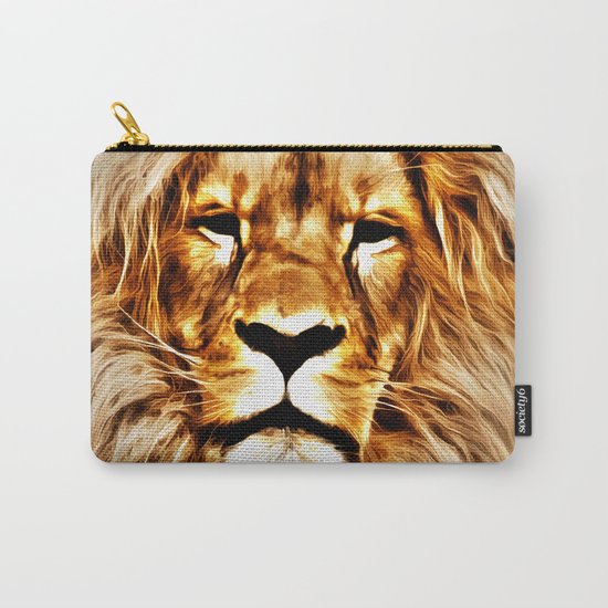 Lion Portrait Carry-All Pouch