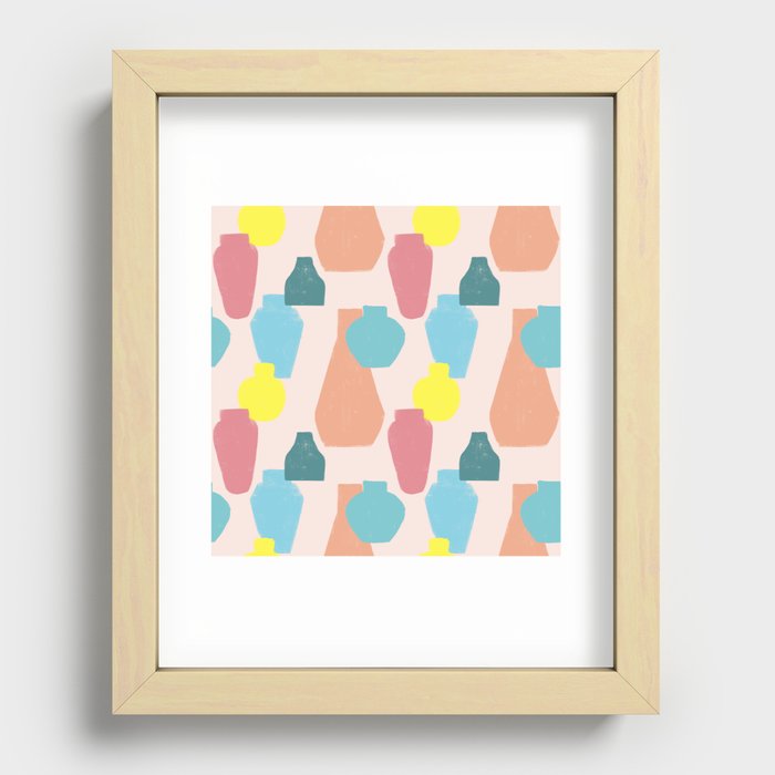 Pottery Recessed Framed Print