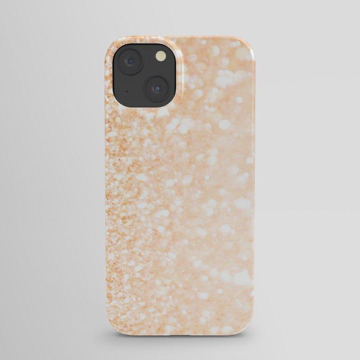 Orange Iridescent Glitter iPhone Case