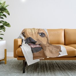 Golden Retriever dog love Throw Blanket