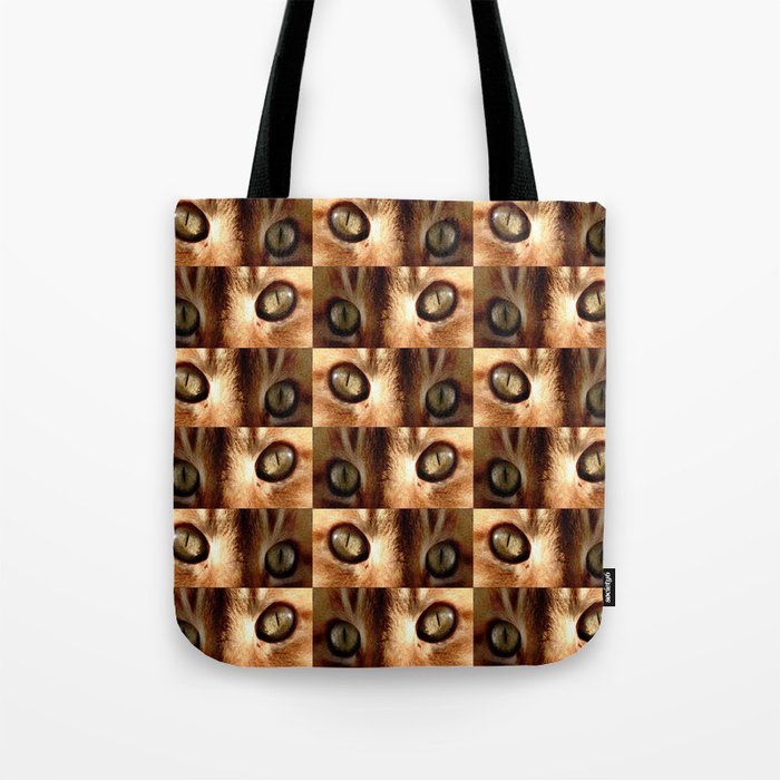 Cat and eyes - Tote Bag