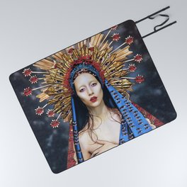 Mother of Mercy  Picnic Blanket