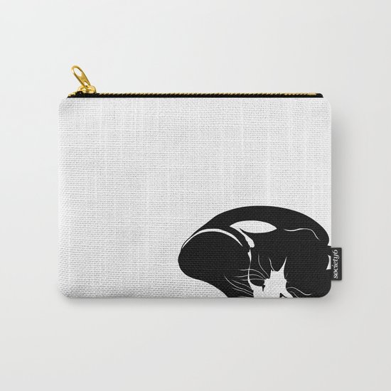 little kitten who sleeps peacefully Carry-All Pouch