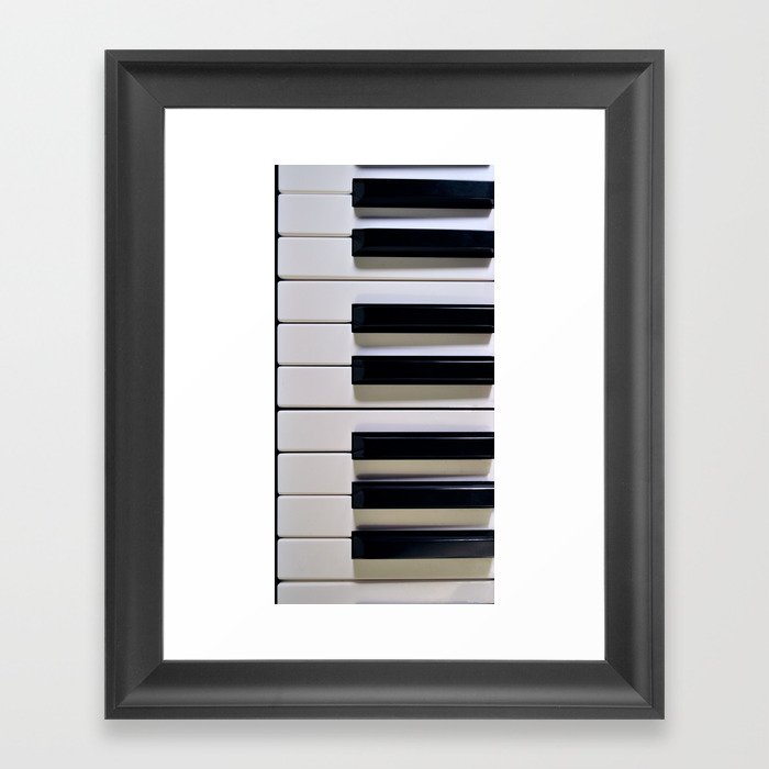 New Piano Keys  Framed Art Print
