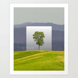 Lonely Tree Art Print