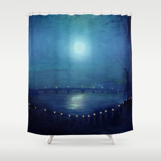 I'll Be Your Moon Shower Curtain