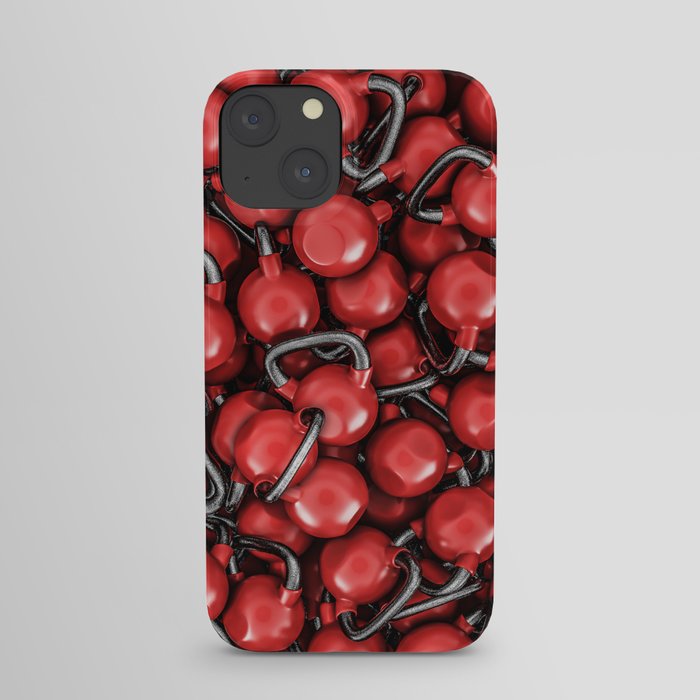 Kettlebells RED iPhone Case