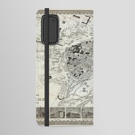 Plan of Munich - 1844 Vintage pictorial map Android Wallet Case